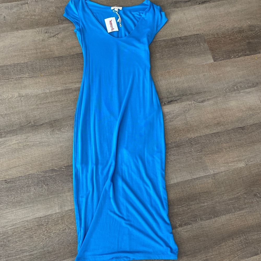 Blue dress